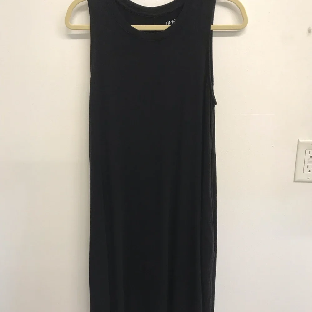 Time and Tru Black Sleeveless Dress Women’s Large - Picture 2 of 4